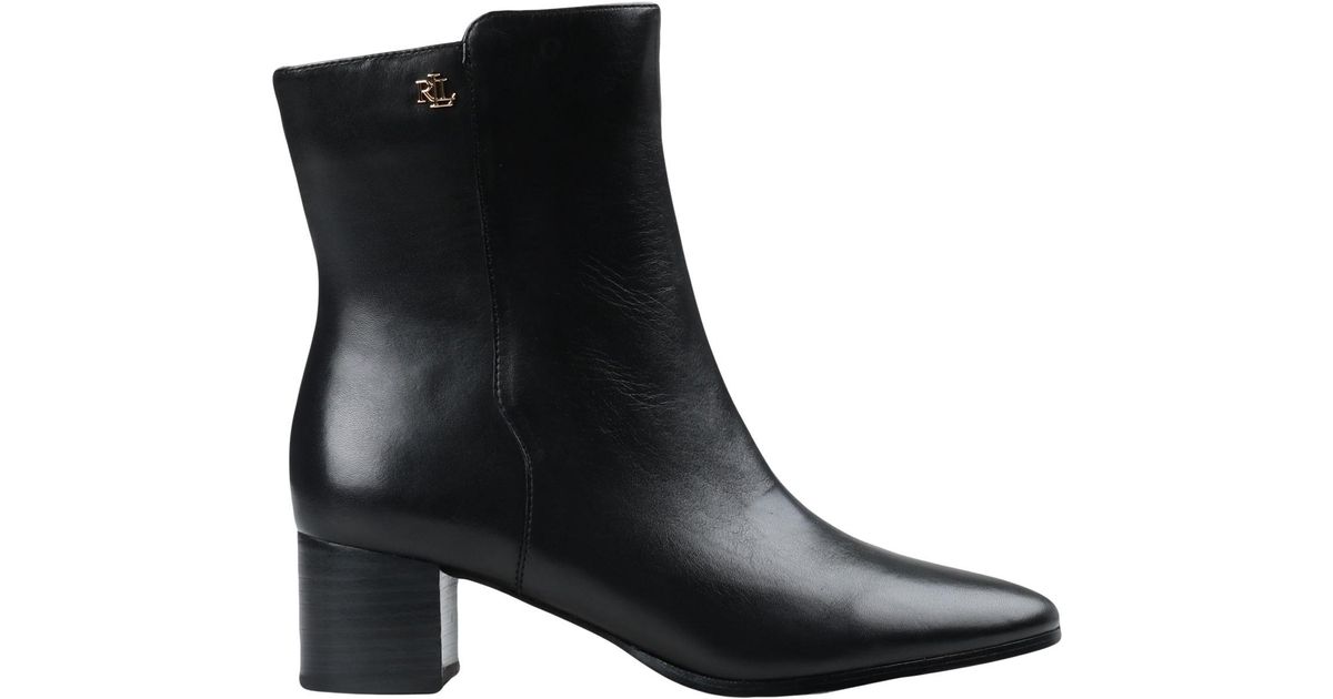 ralph lauren ankle boots womens