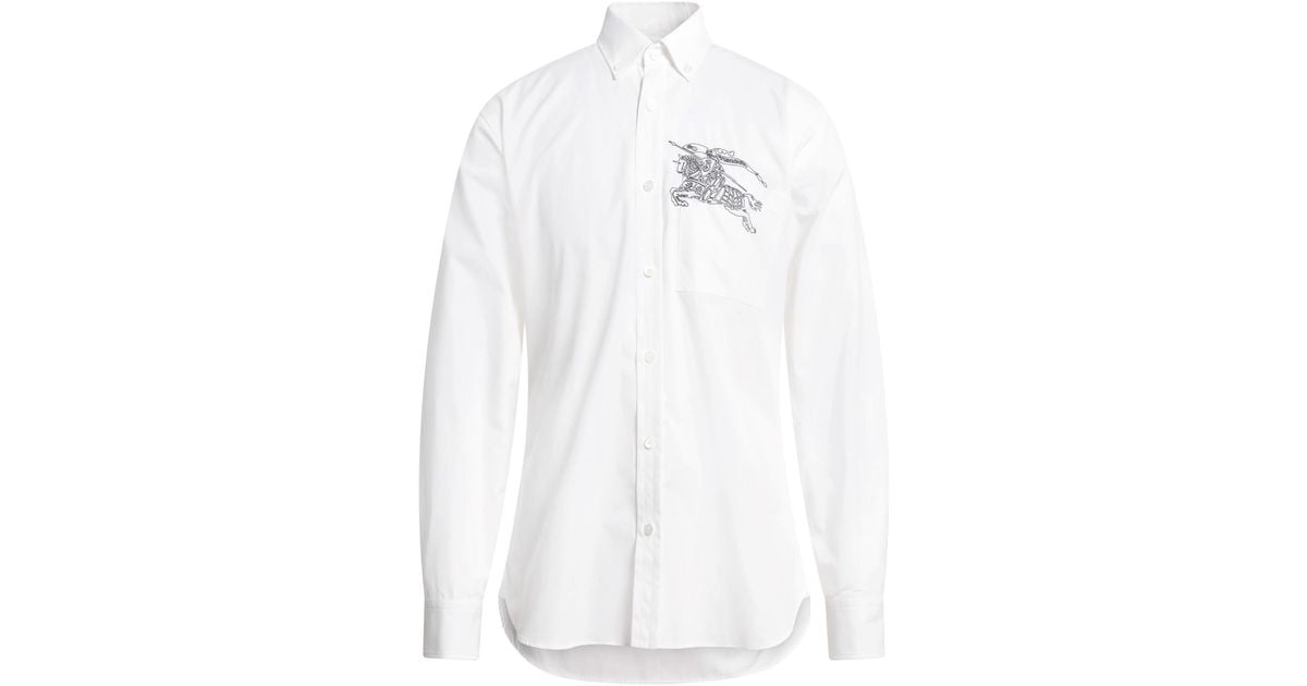 Burberry Shirt in White for Men | Lyst
