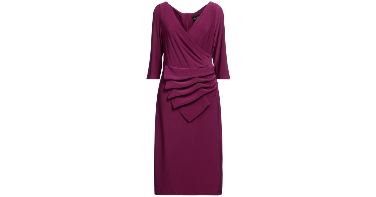Joseph Ribkoff Midi Dress in Purple | Lyst