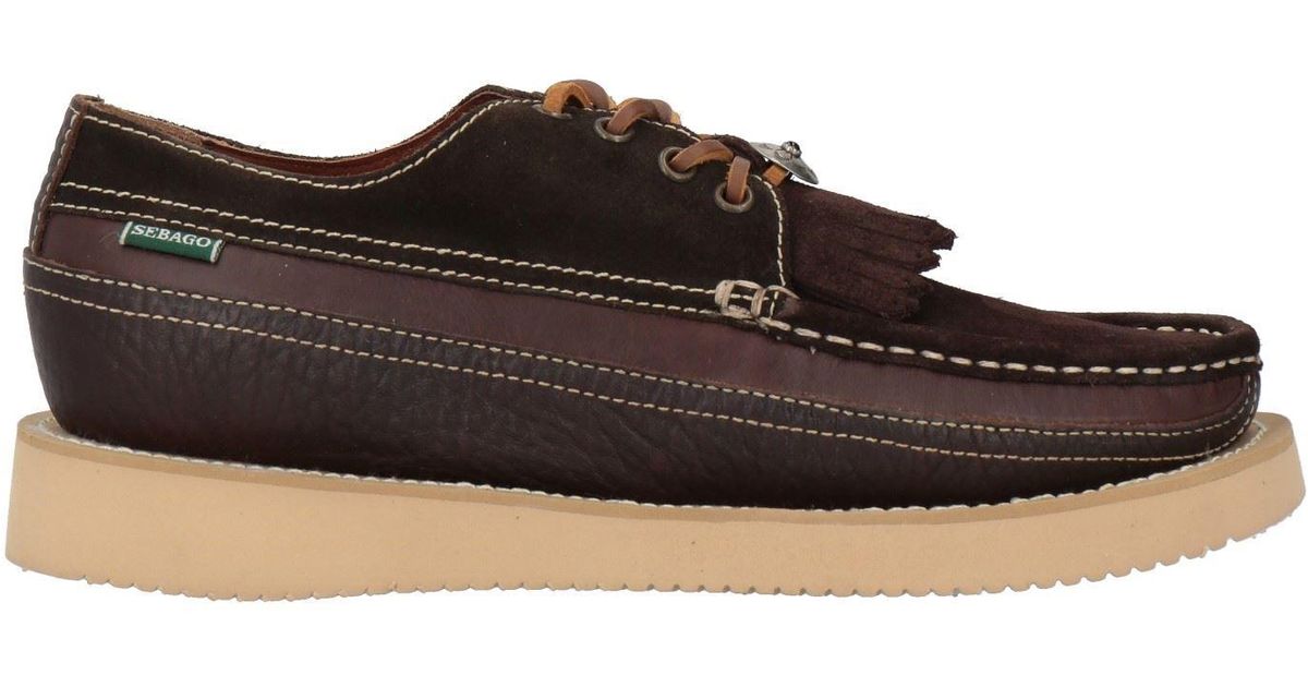 Sebago Lace-Up Shoes Leather in Brown for Men | Lyst