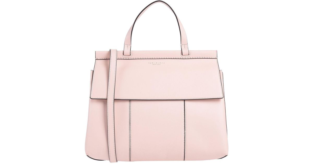 Tory Burch Leather Handbag in Light Pink (Pink) - Lyst