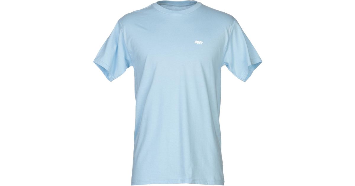 Blue obey shirt Clearance