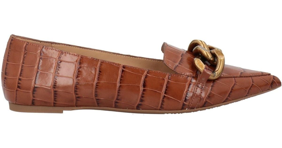MICHAEL Michael Kors Loafers in Brown | Lyst