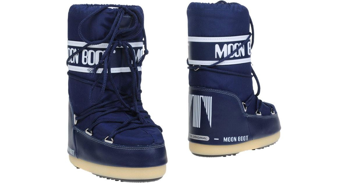 navy blue moon boots