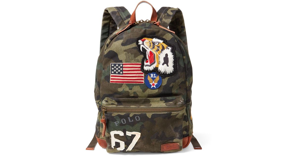 polo camo bag