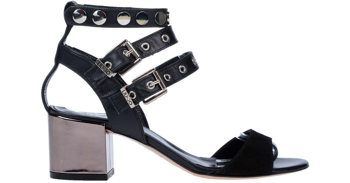 Liu Jo Sandals in Black - Save 9% - Lyst