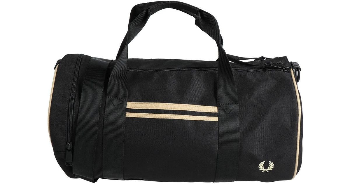 Fred Perry Duffel Bags in Black for Men | Lyst
