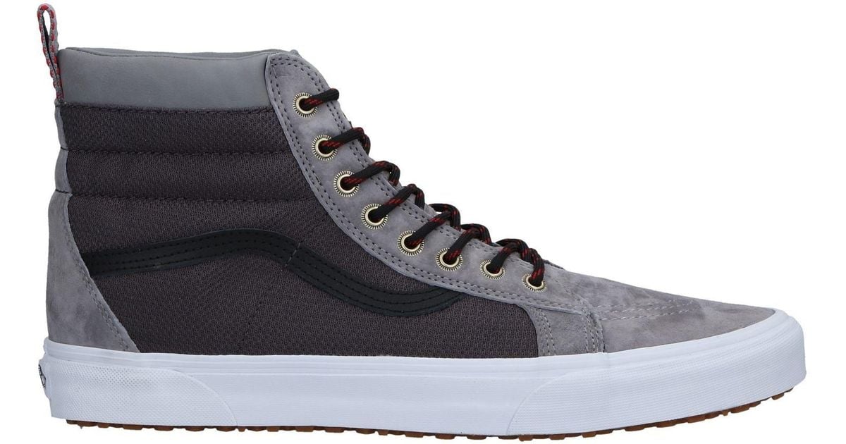Vans Suede Hightops & Sneakers in Grey (Gray) for Men Lyst