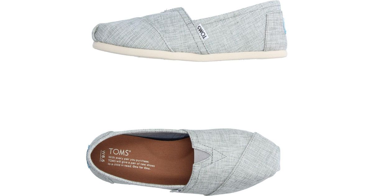 TOMS Tweed Low-tops & Sneakers in Light Grey (Gray) - Lyst