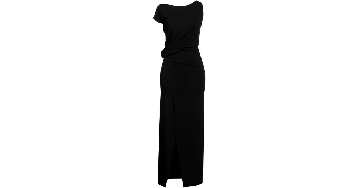Pinko Maxi Dress in Black | Lyst