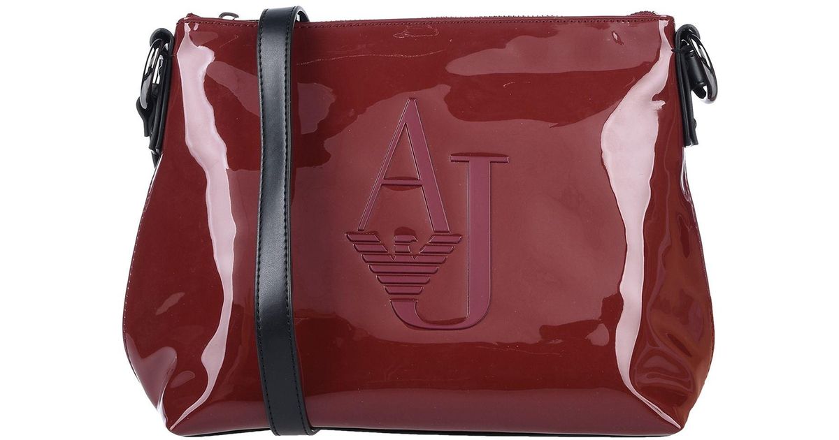 Armani Jeans Crossbody Bag in Maroon (Red) Lyst