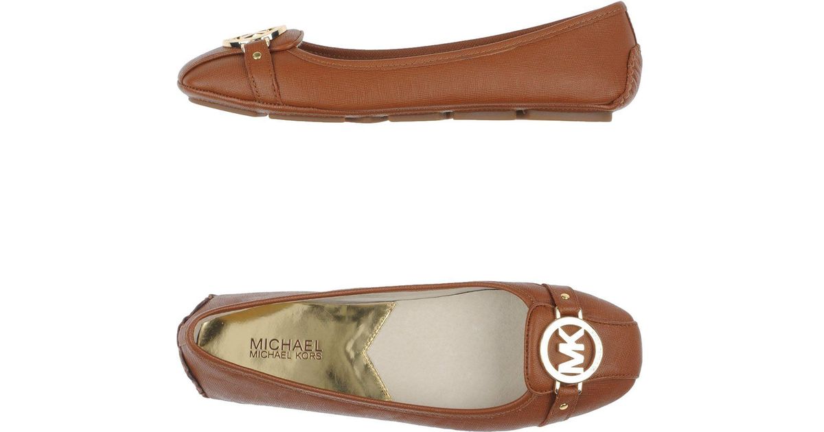 michael kors tan flats