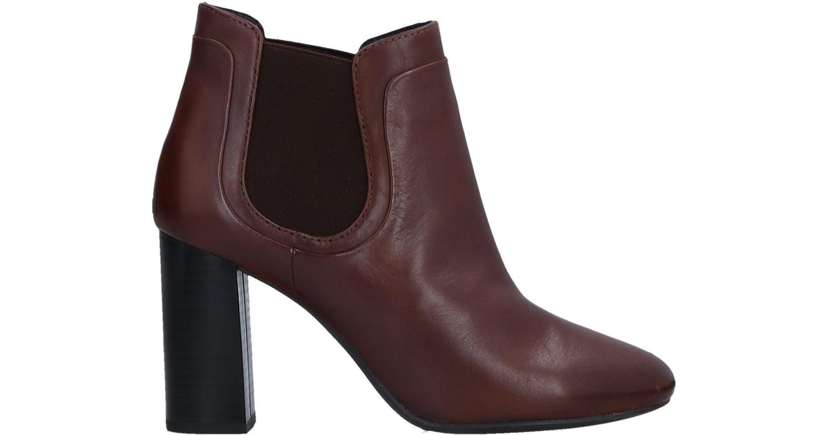 geox comfort leather booties