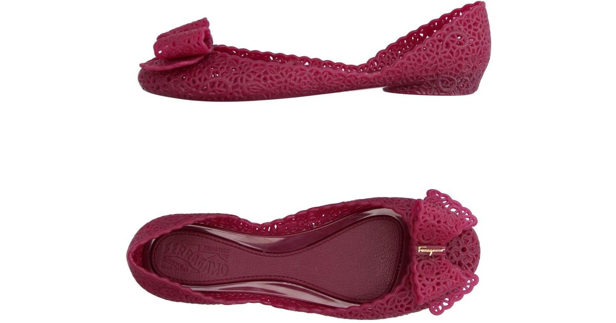 ferragamo rubber flats