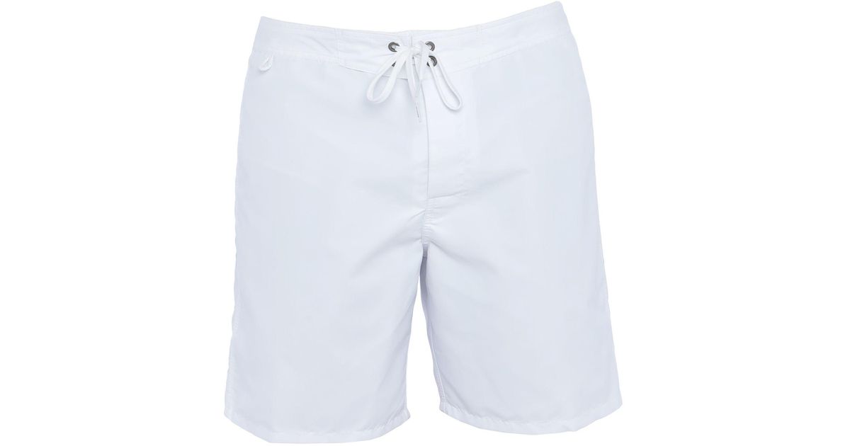 Sundek Synthetic Swim Trunks in White for Men Lyst