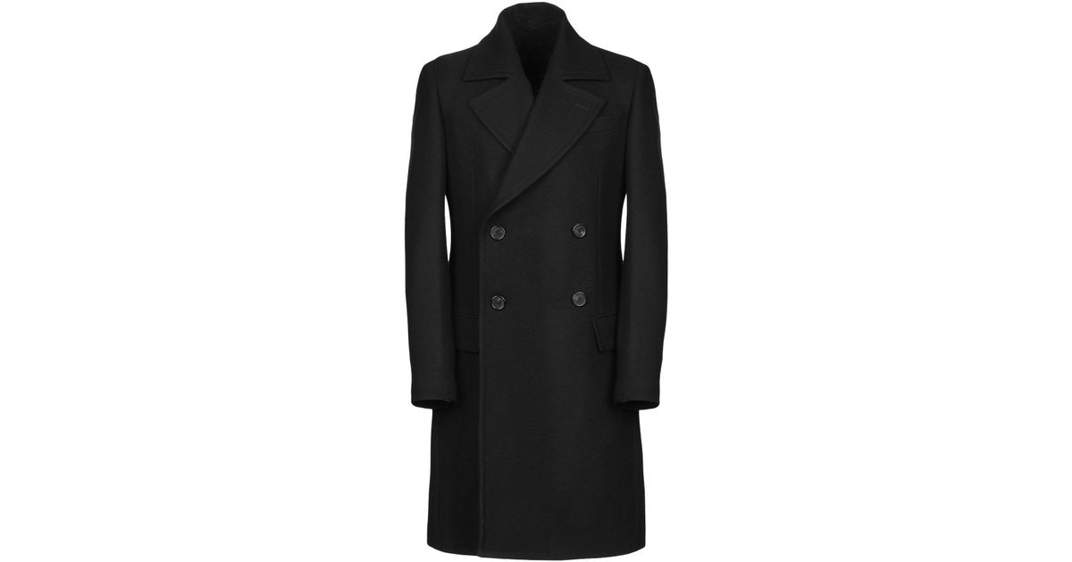 Ann Demeulemeester Coat in Black for Men - Lyst