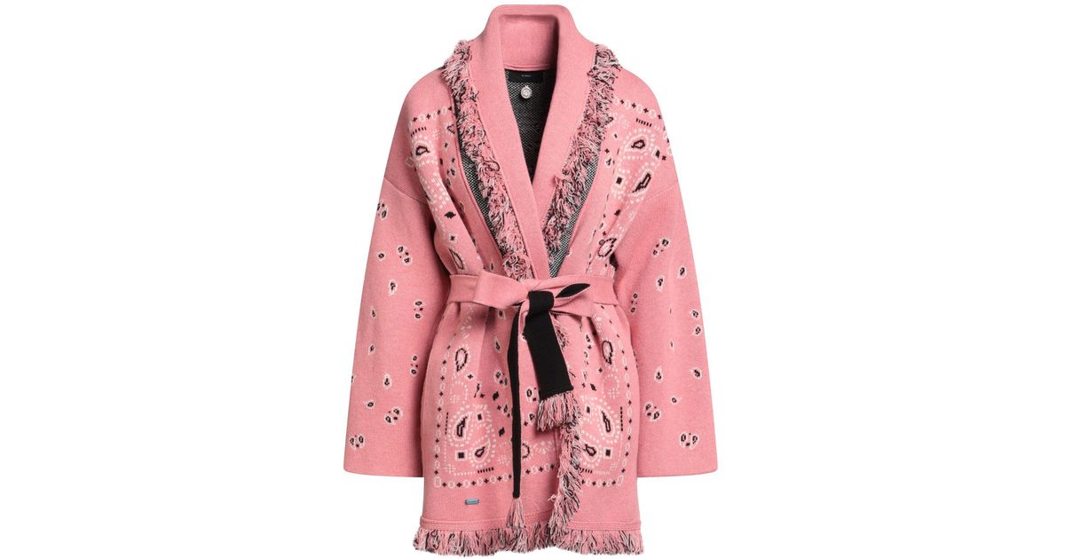 Alanui Cardigan Cashmere in Pink | Lyst