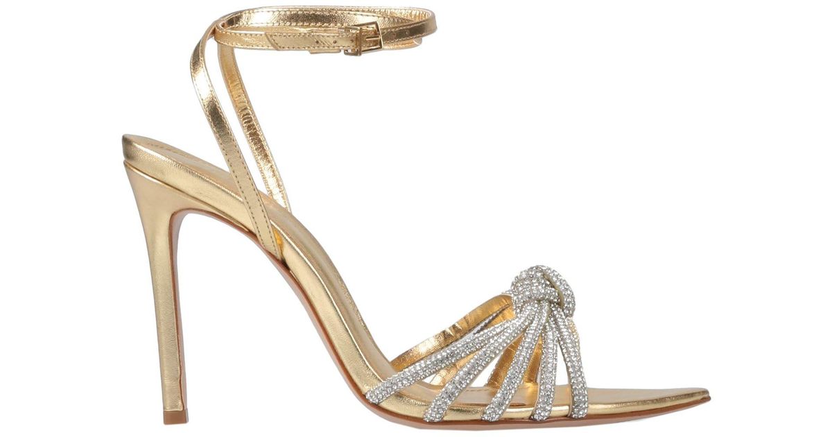 SCHUTZ SHOES Sandals in Metallic | Lyst