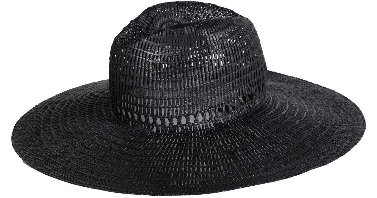 Emporio Armani Hat Paper Yarn in Black | Lyst UK