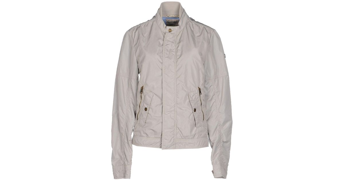 GAUDI Synthetic Jacket in Light Grey (Gray) - Lyst