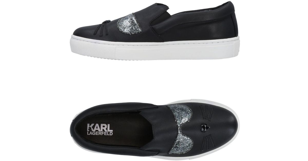 karl lagerfeld exclusive leather flatform trainers in white croc