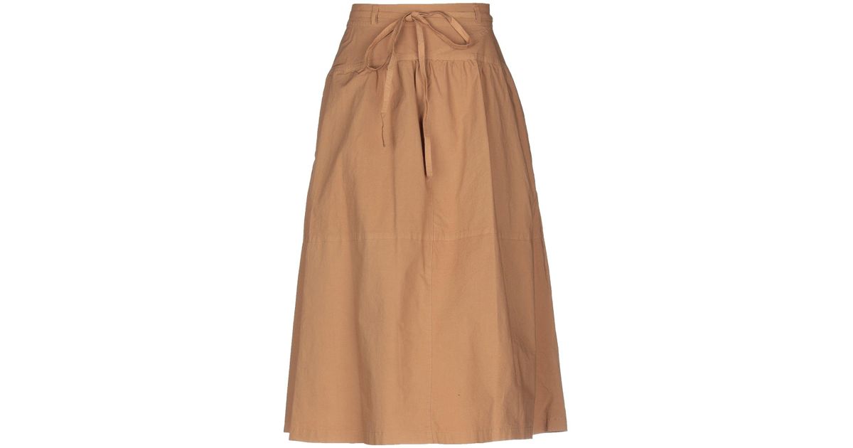 Collection Privée Cotton 3/4 Length Skirt - Lyst