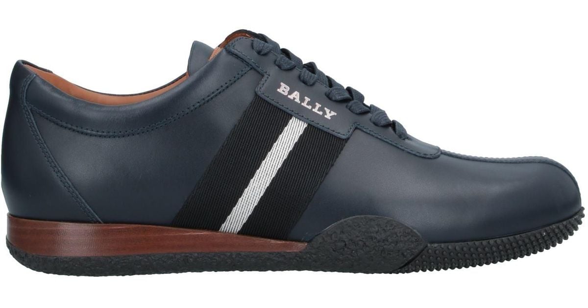 Bally Leather Low-tops & Sneakers in Dark Blue (Blue) for Men - Lyst