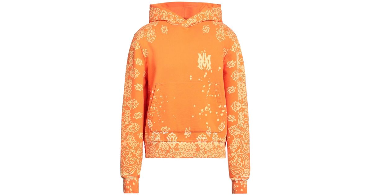 Amiri Sweatshirt in Orange for Men | Lyst