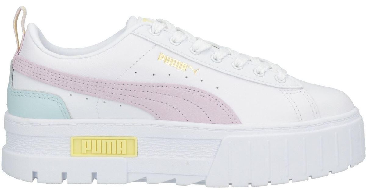 jd white puma trainers