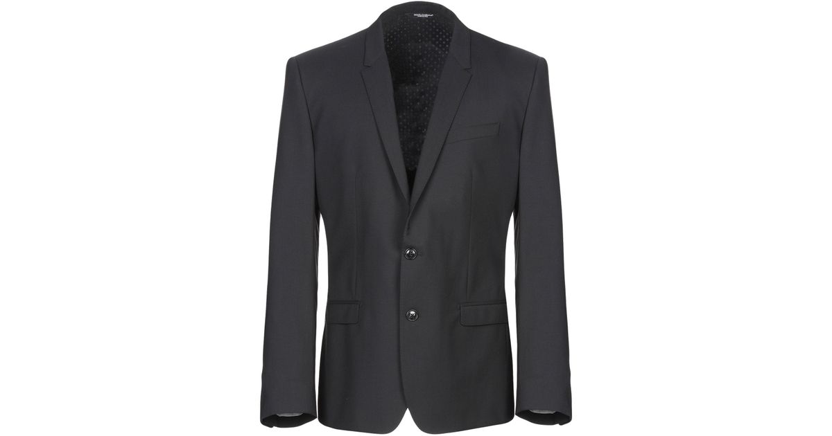 Dolce & Gabbana Wool Blazer in Black for Men - Lyst