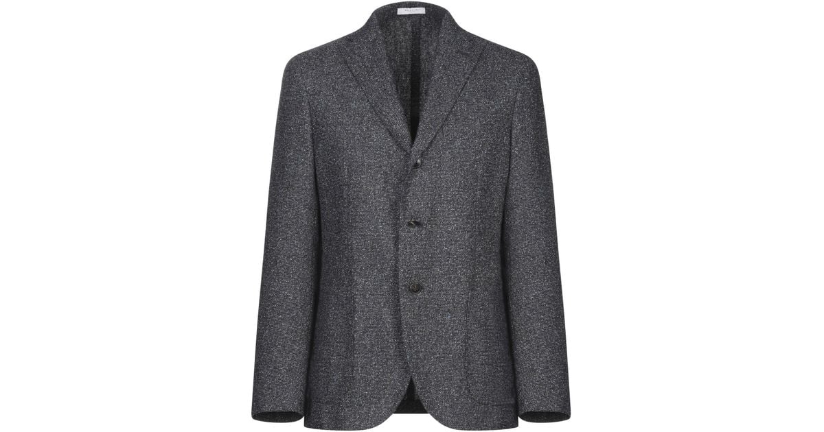 Boglioli Wool Blazer in Slate Blue (Gray) for Men - Lyst
