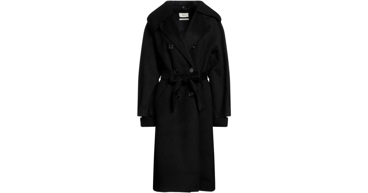 ViCOLO Coat in Black | Lyst