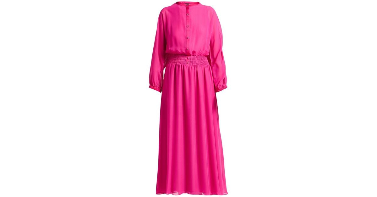 Emporio Armani Maxi Dress In Pink Lyst UK emporio-armani-maxi-dress-in-pink-lyst-uk