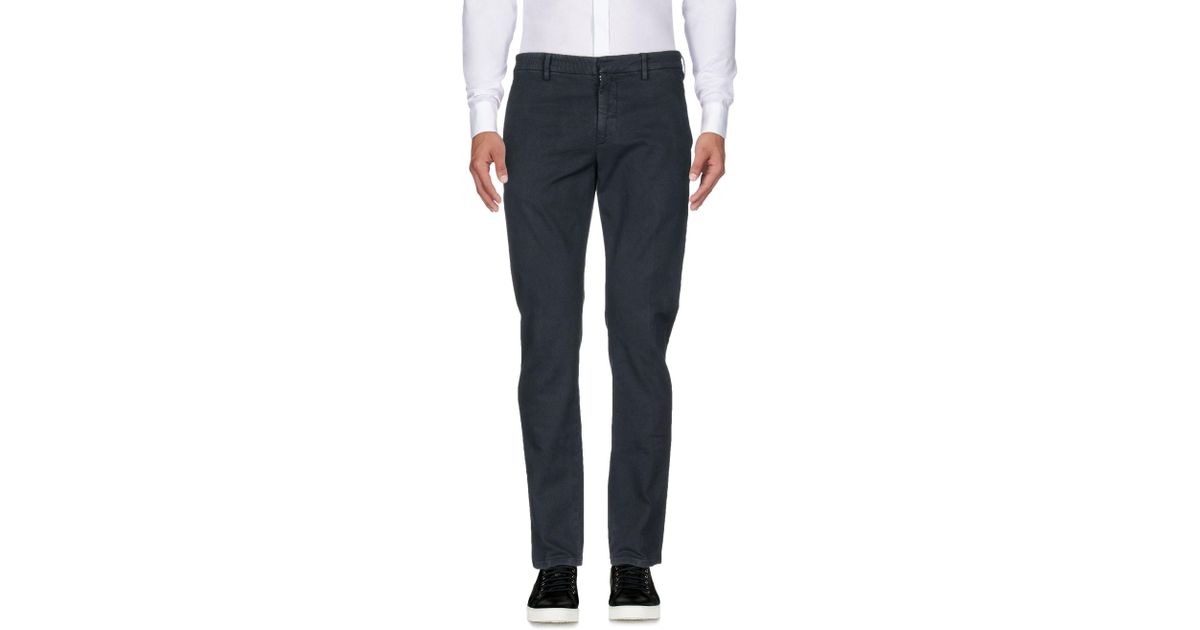 Dondup Cotton Casual Pants in Steel Grey (Gray) for Men - Lyst