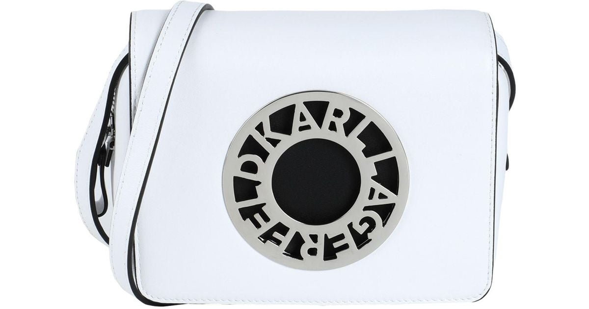 Karl Lagerfeld Crossbody Bag in White Lyst