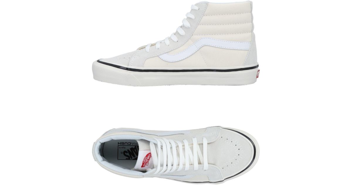 light grey high top vans