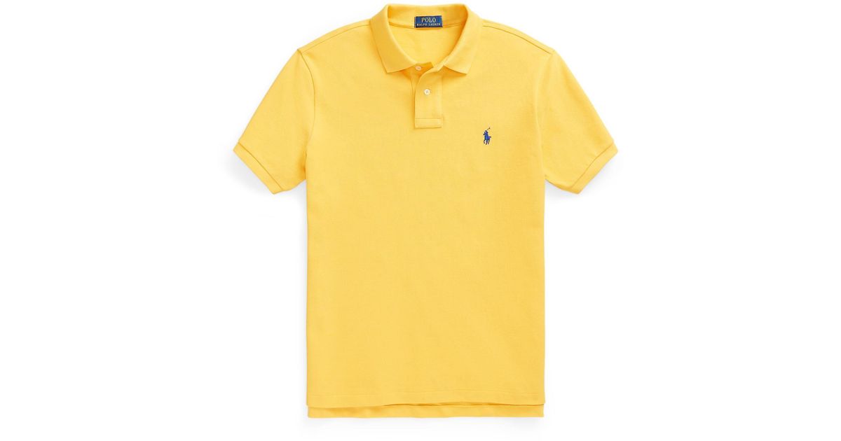 Polo Ralph Lauren Polo Shirt in Yellow for Men | Lyst