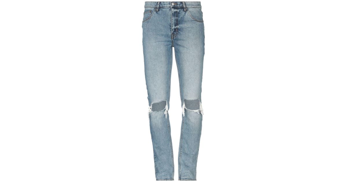 Cheap Monday Denim Trousers in Blue for Men - Lyst