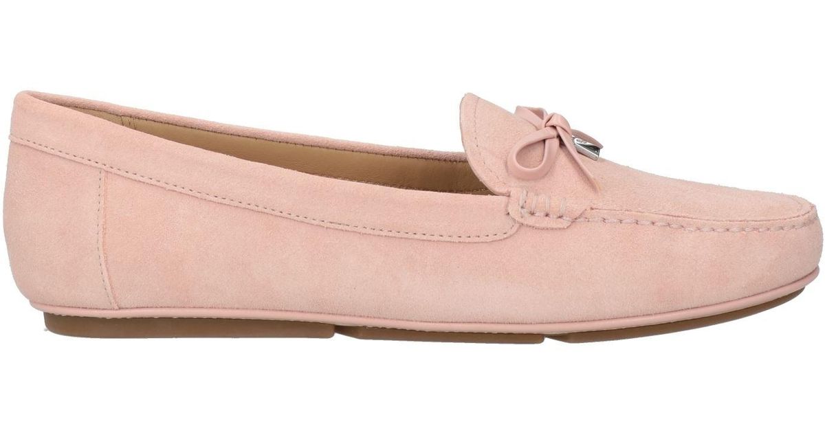 michael kors pink loafers