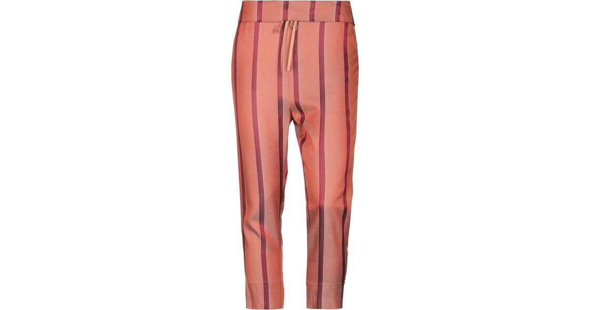 Manila Grace Synthetic Casual Trouser in Pale Pink (Pink) - Lyst