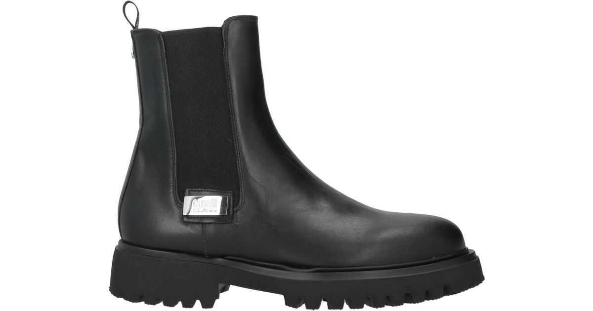 Class Roberto Cavalli Ankle Boots in Black for Men Lyst UK