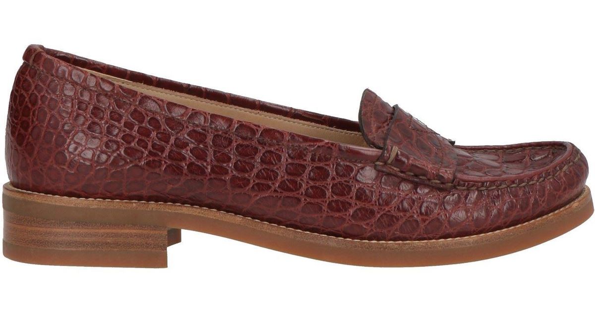 JIL SANDER Size 8 Burgundy Leather Loafer Jil Sander Burgundy Patent Leather Loafers Jil Sander main image 2