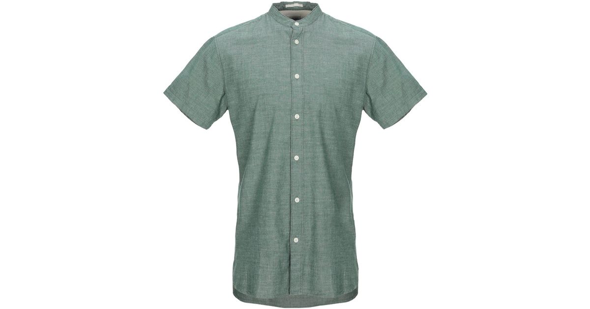 SELECTED Cotton Shirt in Light Green (Green) for Men Lyst