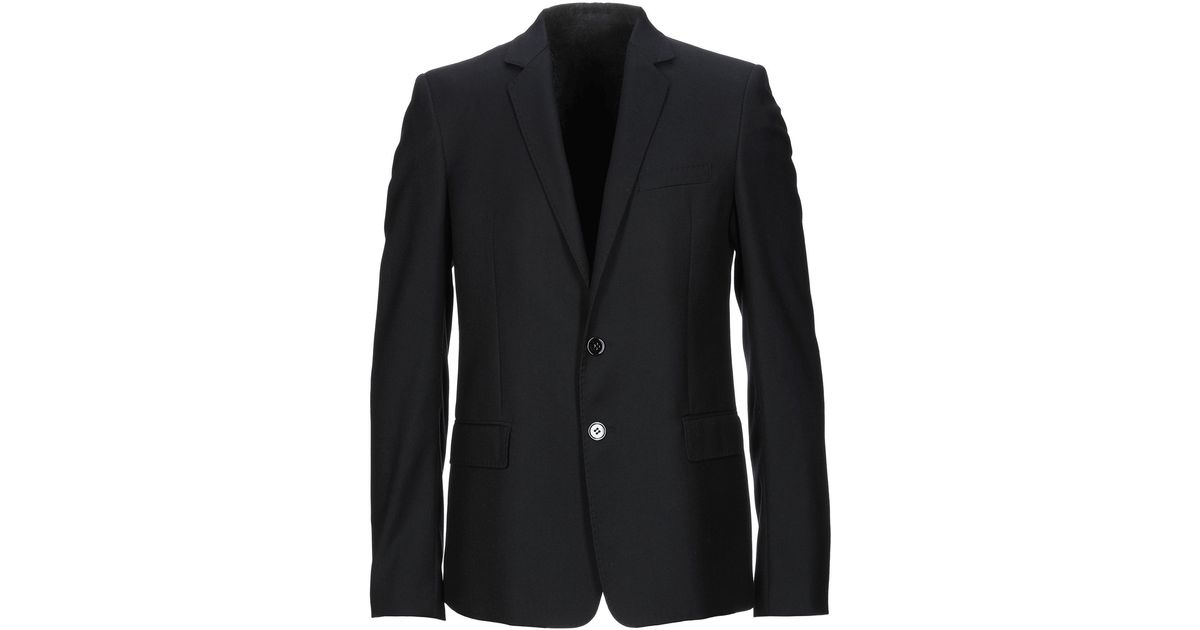 Balenciaga Wool Suit Jacket in Black for Men - Lyst