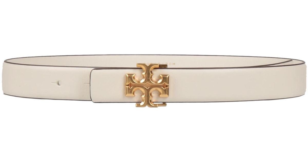 White tory burch clearance belt