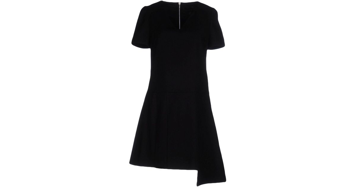 Marc By Marc Jacobs Wool Short Dress in Black - Lyst