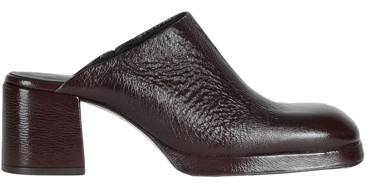 Mules Zoccoli di Miista in Marrone Lyst
