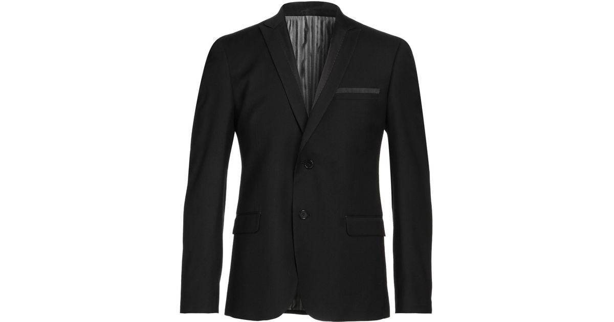 Domenico Tagliente Satin Suit Jacket in Black for Men | Lyst