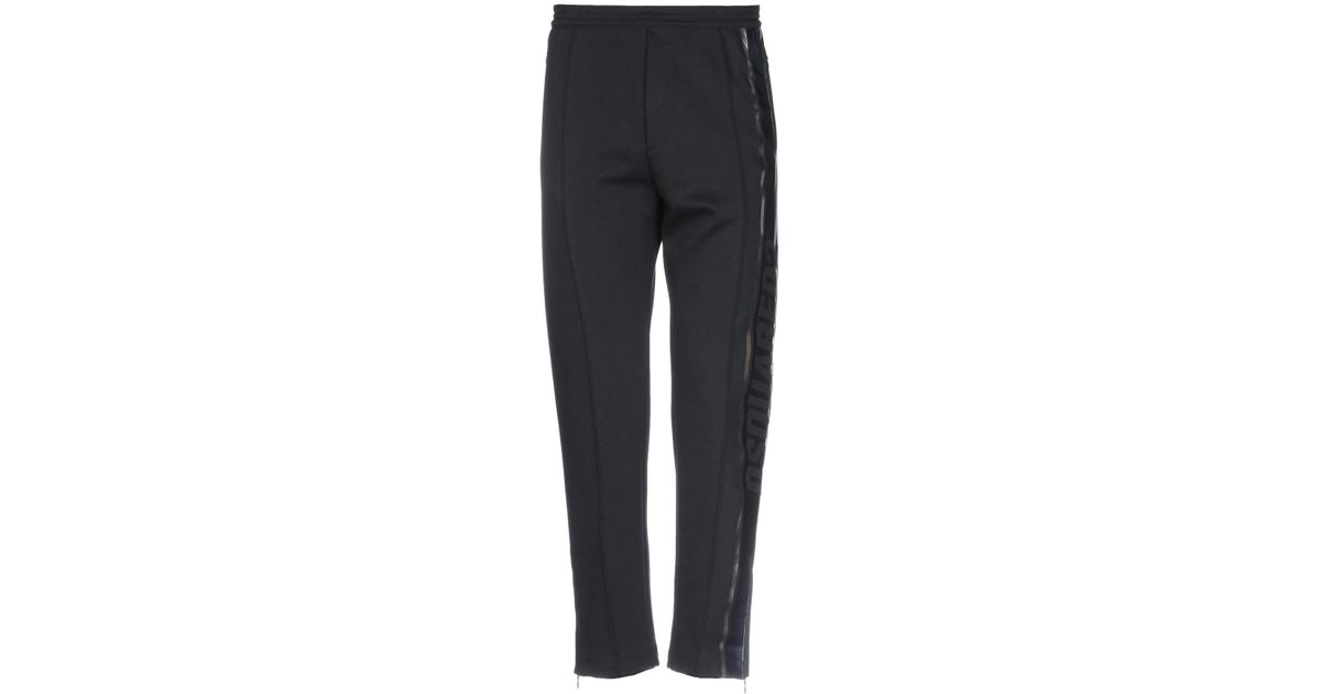 DSquared² Flannel 3/4-length Short in Black for Men - Lyst