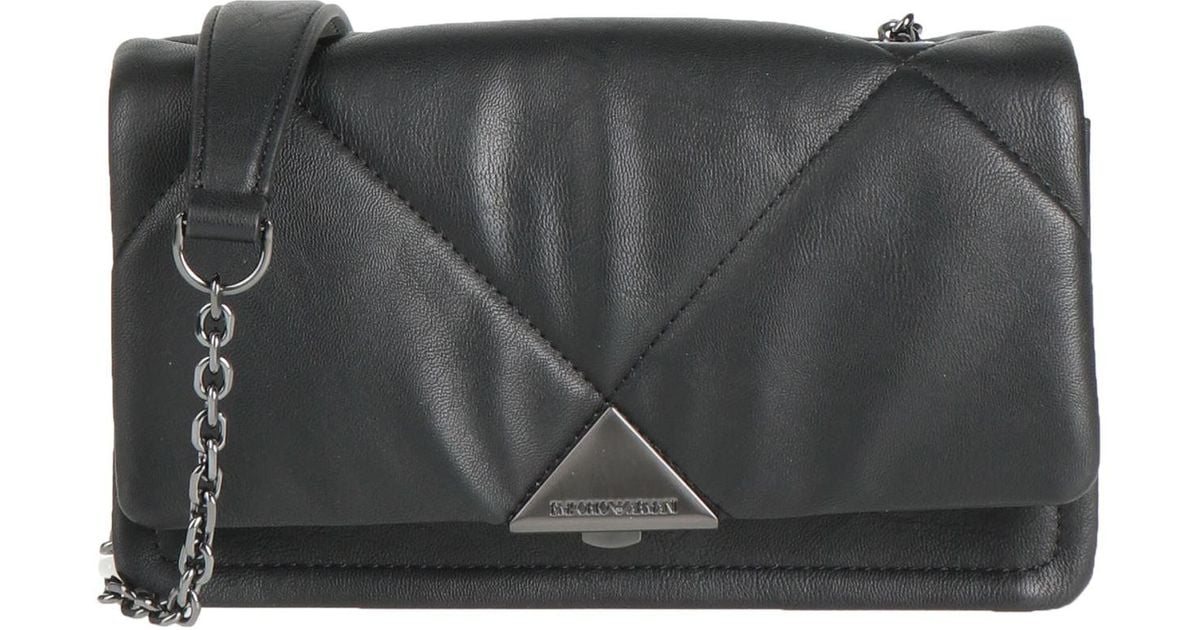 Emporio Armani Cross-body Bag in Black | Lyst